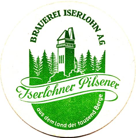 iserlohn mk-nw iserlohner pilsener 2ab (rund215-brauerei iserlohn ag-gr�n)